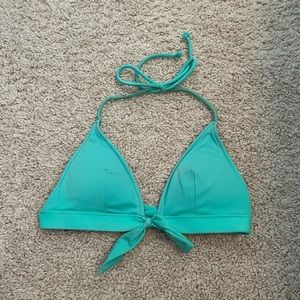 Victoria’s Secret Turquoise triangle bikini top